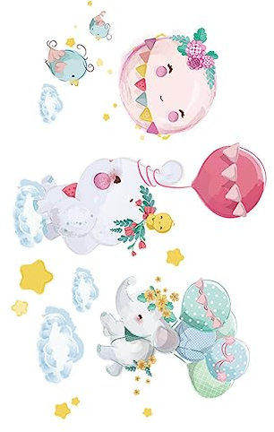 BESTonZON 2blätter Selbstklebende Tapete Für Kinderzimmer Wanddeko-aufkleber Aus Pvc-material Cartoon-wandaufkleber Einfach Anzuwendende Hintergrundtapete Dekorative Wandaufkleber Für