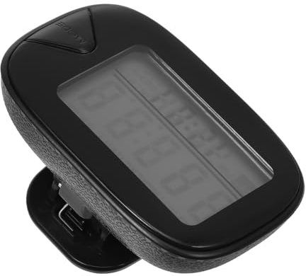 Toddmomy Clip on Pedometer Step Counter Watch with Digital Mile Counter Calorie Counters for Walking Jogging Running