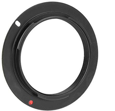 Qukaim Objektivadapterring, kompatibles Gewinde und glatte Schnittstelle Makro-Umkehrring für M42 auf PK, Filterringadapter, präzise Handwerkskunst
