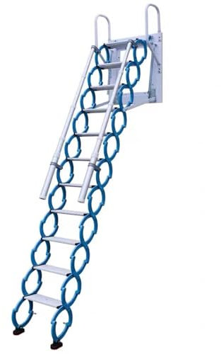 Aluminium Mehrzweckleiter, 6in1 Multifunktionsleiter, Leitergerüst, Rollgerüst Mit Arbeitsplattform, Leiter Serie Aluleiter, Klappleiter Stufen(2.25-2.5m/88.6-98.4in)