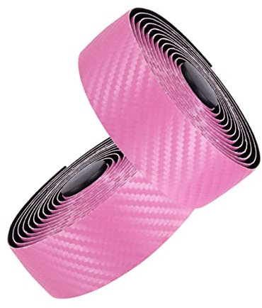 ARTSEWPLY 2rollen Rennertraglenkergurte Aus Carbonfaser -bänder Für Fahrräder Einfach Zu Verwenden Langlebig Für Männer Und Frauen Rosa