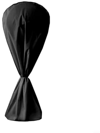 EffiFish Housse de protection étanche en tissu Oxford pour ventilateur sur pied - Pour intérieur et extérieur - Noir
