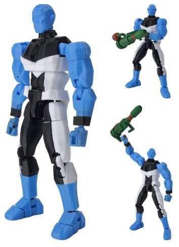 Jiumaocleu Gemelli Mauler 3D Anime Action Mobil Figur Multi-Gelenk Mark Grayson Super Actionfiguren Utbytbara Tillbehör Samlarfigur 14CM