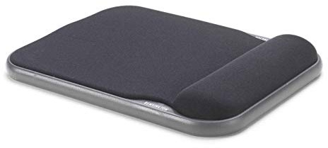 Kensington 6010490 57711 Mauspad höhenverstellbar mit Gelkissen (Kompatibel mit Laser- und optischer Maus, 200 x 280 x 37 mm) schwarz