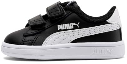 PUMA Baskets à Fermeture Facile en Cuir Smash 3.0 Enfant