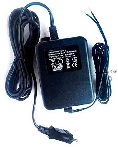 Transformador 220V - 24V AC 0,3 Amperios. Transformador eléctrico utilizado en programadores de riego. Corriente Alterna.