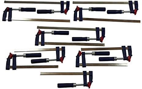 11 x Schraubzwinge Set 200x50 + 300x50 Zwinge Klemmzwinge Einhandzwinge