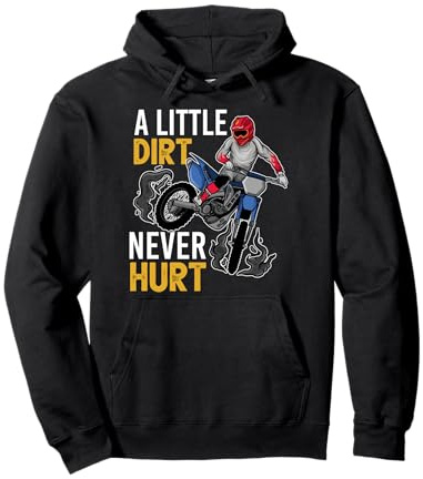 Funny Dirt Bike Design For Kids Boys Girls Motorbike Racing Pullover Hoodie
