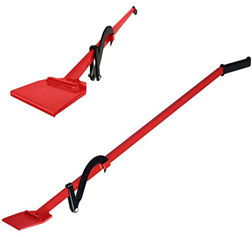 XMTECH Fällheber zum Baumfällen 130cm, Stammheber Geschmiedeter Kantheber, Fällheber mit Wendehaken Ergonomischer Rutschfester Handgriff, Wendehilfe Fällhilfe Schwerlast-Fällheber