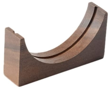 Espresso-Puck Screen Walnut-Stand Coffee Reusable Filter for Espresso-Portafilter Holder Wooden-Stand for 51/53/58mm Coffee Filter Screen Holder