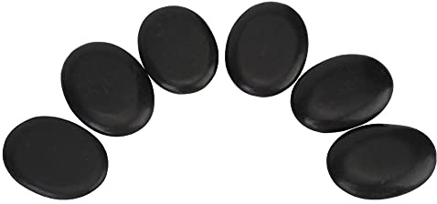 Kit De Calentador De Masaje Con Piedras Calientes, Juego De Masaje Con Piedras De Spa Calientes De 12 Piezas, Piedras De Masaje De Basalto Con Piedras Calientes Para Relajación, Refuerzo Muscular Y De