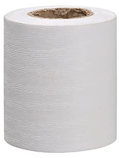 WEbjay Frise Murale Adhesive Salon auto-adhésif plinthe ligne vinyle décalcomanies plinthe bois mur bordure autocollants taille ligne papier peint Frise Papier Peint (Color : White-5cm x 5m)