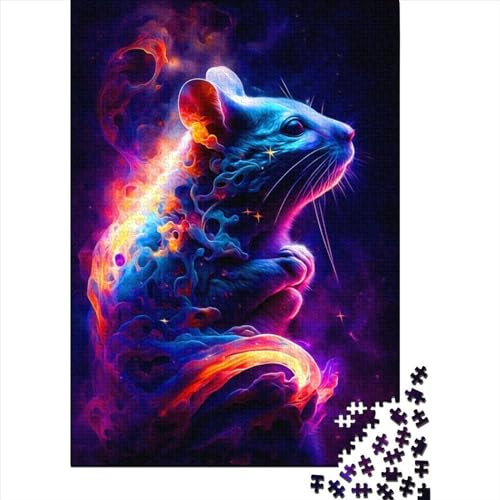 1000-teiliges Maus-Puzzle für Erwachsene Teenager, Holzpuzzle für Erwachsene, Familienaktivitäts-Puzzle, 1000-teilig (75 x 50 cm)
