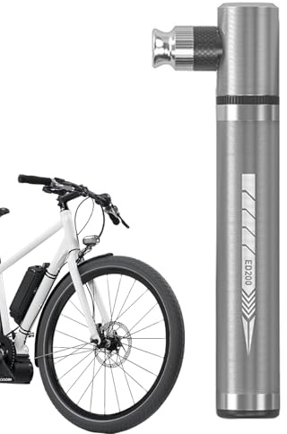 Pompe à pneu de vélo | Gonfleur portable | Outil de gonflage haute pression en alliage d'aluminium 130 psi, petits gadgets faciles pour les ballons de moto de route et de montagne