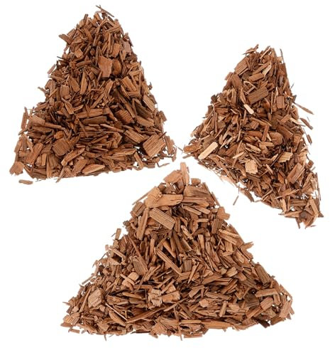 TOPPERFUN Cocktail Brewing French Oak Wood Chips Aromatic Wine Aging Holzspäne Für Weinherstellung Und Heimbrauen Geeignet Für Rotwein Whisky Brandy Verfeinerung