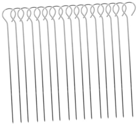 ULTECHNOVO 50 Piezas Aguja De Barbacoa De Inoxidables Brochetas Para Asar Brochetas Para Carne Suministros Para Asar Jardín