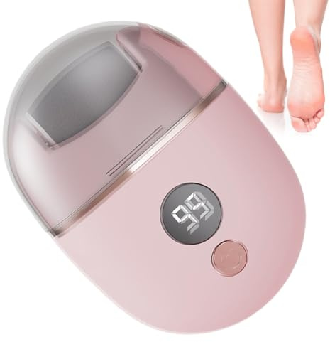 Electric Callus Eliminator, Electric Callus Removal, Rechargeable Kit with 3 Heads for Cracked Heels and Dry Skin