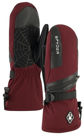 Spyder Womens Insulated Winter Ski Mitten, Fig, S