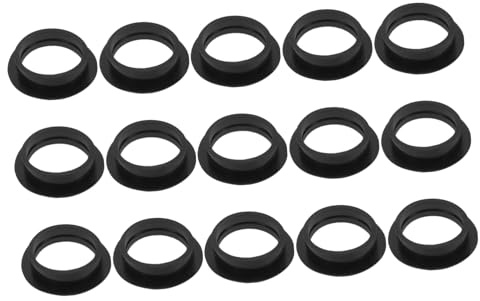 MUCKLILY 15pcs Reverse Sensor Rubber Seal Rings for Parking Sensors Replacing Parking Radar Gasket Rings for Car Rear Bumper Installation