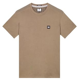 Weekend Offender T-Shirt aus Baumwolle für Herren und Jungen, verschiedene Farben, Größen S bis XL, beige, L