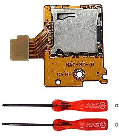 lenboes Original Micro TF SD Card Slot Replacement Repair Part for Nintendo Switch NS Console 2017