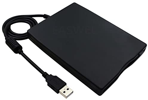 External USB Floppy Drive Portable Disk Reader PC Windows 7 8 10 Mac 3.5 1.44 MB