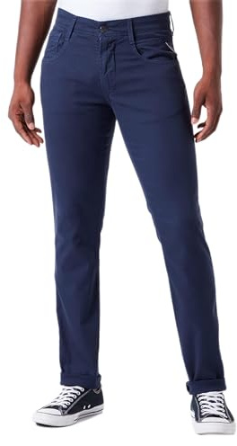 Replay Men's Anbass X-Lite Jeans, 085 Blue, 2732