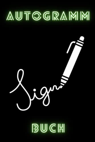 Autogrammbuch: Notizbuch mit 120 Seiten in A5 Format für Autogrammjäger und Sammler.: Festivals & Konzerte Edition mit Platzhalter für Fotos, Sign Edition: Sign Edition
