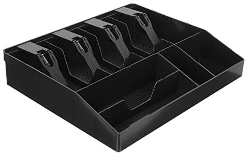 MAGICLULU Kassenschublade Aus Acryl Mit Geldaufbewahrungsfach Kassenschubladenfach Mit Mehreren Fächern Praktisch Für Schränke Kaufhäuser Und Supermärkte