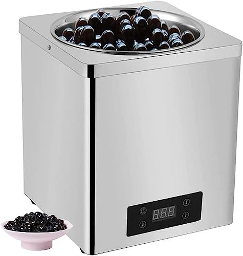 Pearl Pot, Pentola Calda per Riscaldamento Elettrico Commerciale da 3/7 Litri, Barile Isolante per Riso Sushi con Controllo della Temperatura 30-100 ℃ per Conservazione del Calore Perle Porridge 3L A