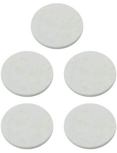 Namvo 5 stycken 10 cm (4 tum) stora måleristenar, stenar, natursten för målning av stenar, måleristenar, vita målade stenar, dekorationsstenar för konst och hantverk