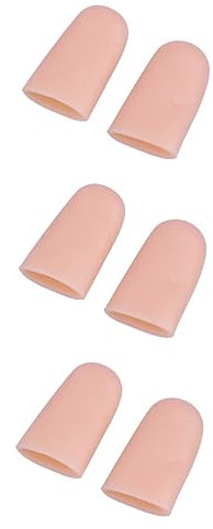 COLLBATH 6pcs Medical-Grade Toe Sleeve Gel Cover for Healing Stretchy Protector for Men Women
