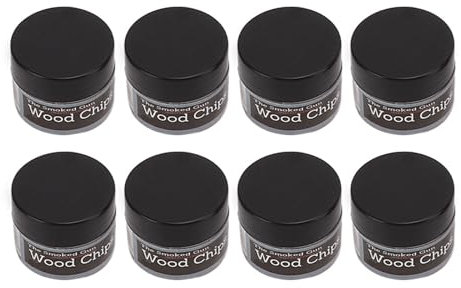 HUONIU Kit di trucioli di Legno per affumicatura per Cocktail con 8 Gusti per Bevande e Cibo