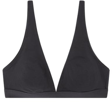Women'secret Reggiseno Triangolare Padded Bci Cotton da Donna, Nero, 3B