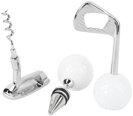 Manuell Vinflasköppnare Vinöppnare Set, Zinc Eloy Ergonomic Club Beer Opener med Wine Stopper, för Närvarande