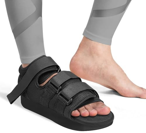 Tairibousy Post Op Recovery Shoe Adjustable Medical Walking Shoe Forefoot Off-Loading Healing Shoe for Post Surgery or Operation Support, Broken Foot, Bunions Broken Big Toe Surgery Flat (Medium)