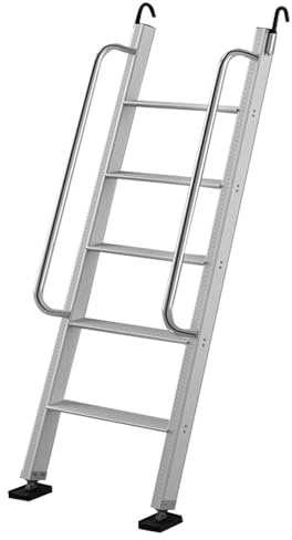 Escalera interior para litera, escalera de salida universal, capacidad de carga de 330 libras para caravana, caravana, casa, sótano, ventana y pozo