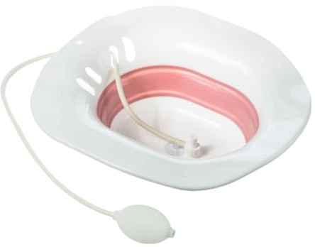 SOIMISS Faltbare Gesäßbadewanne aus Kunststoff mit Heilender Wirkung Passend für Hüften als Sitzbad für Patienten und Schwangere nach Geburt Beim Wc Einsatz Zufällige Farbe