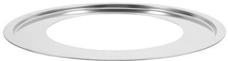 PAMINGONO Edelstahl Dampfeinsatz Adapter Rund 24,5cm Dampfgarer Adapterring für Kochtöpfe und Woks Vielseitiger Dämpfeinsatz für Gemüse und Dim Sum