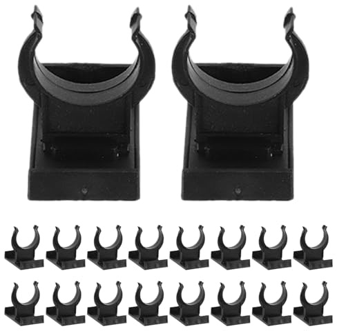 SOIMISS 40 Clips de Plástico para Zócalos de Cocina, Conectores Ajustables para Patas de Armarios, Kit de 40 Piezas para Montaje de Rodapiés en Muebles, Accesorios para Ajuste y