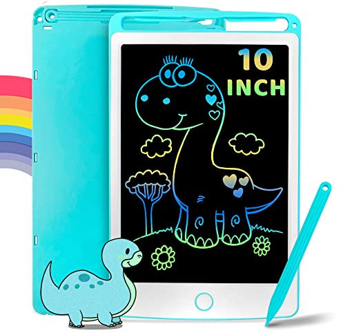Richgv Spielzeug ab 1 2 3 4 5 6 Jahr alt Junge Mädchen,LCD Schreibtafel Kinder 10 Zoll,Maltafel Zaubertafel Kinder,Löschbar Mal Kinder Tablet,Magnettafel Kinder,Aqua Doodle Kinderspielzeug ab 1 jahr