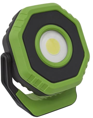 Sealey LED700P 360° 7W COB LED Rechargeable Pocket Floodlight with Magnet, Green