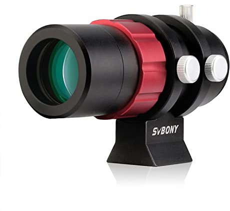 Svbony SV165 Sucherfernrohr 30mm Mini Sucher Teleskop Leitrohr mit Helix Fokussierer F4 120mm Leitfernrohr Kompatibel mit ZWO QHY Auto Guide-Kamera