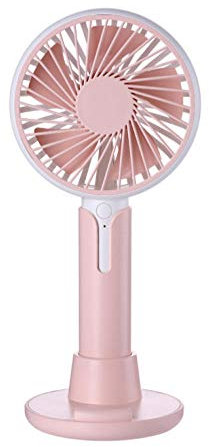 Geekcook Mini Ventilateur Usb,Ventilateur de bureau ultra-silencieux à chargement USB-Rose