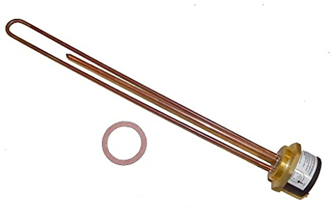 Ufixt Fits Baxi, Baymak, Biasi, Demrad, Glow-Worm, Heatline, Potterton, Vaillant and Westen Universal Copper Immersion Element 27 inch BEAB Approved Resettable Thermostat 3000w