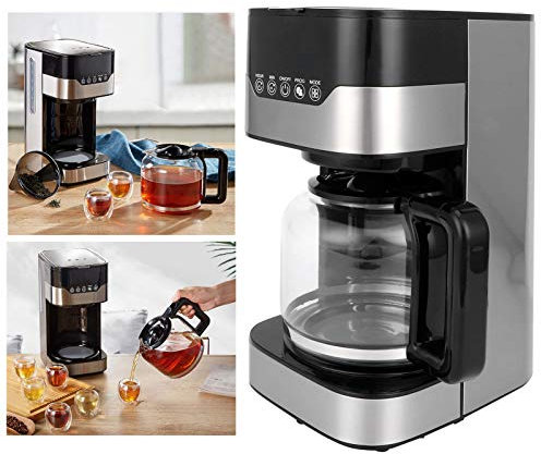 Cafetière à thé EVTSCAN 1.5L 900W Machine à café entièrement automatique pour bureau à domicile EU Plug 220V