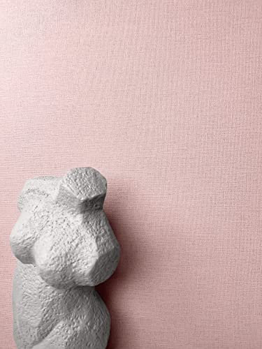 NEWROOM Papier peint Rose Couleur Unie Intissé - Couleurs Unies Vieux Rose Structure Textile