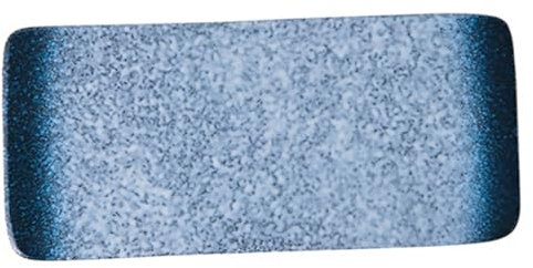 LIFKOME Japanese Style Sushi Plate Rectangular 10-inch Blue Pattern Porcelain Food Tray Serving Dish for Home and Restaurant Sushi Presentation