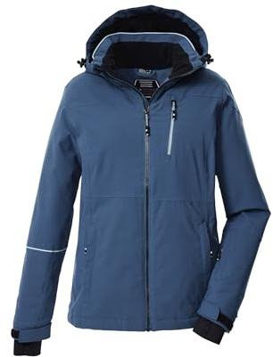 Killtec KSW 438 WMN SKI JCKT 43160-000 - Chaqueta de esquí con capucha y paranieves para mujer, color azul claro, 38