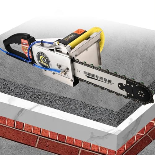 ylpddmm Fraise à rainurer 5800 W/6800 W 13.7/18.9'',Power Tools Scie à Béton pour Couper Le Béton,RPM à Vide 6000 pour Couper Le Granit,La Brique, La Porcelaine,Le Béton Armé,48CM